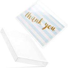 Load image into Gallery viewer, Juvale 50 Pack Greeting Card Storage Box, Clear Gift Boxes for Photos, Favors (4.5x6)