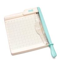 Load image into Gallery viewer, We R Memory Keepers Guillotine Trimmer – 12" Large Paper Cutter with 1/4-Inch Grid, Cuts Up to 10 Sheets, Perfect for Scrapbooking, Journals, Cards, and Craft Projects, Blue