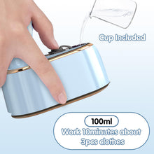 Load image into Gallery viewer, Travel Steamer Iron for Clothes - Portable Ironing Machine Small Size Portable Steamer Travel College Dorm Home Essentials (SkyBlue)