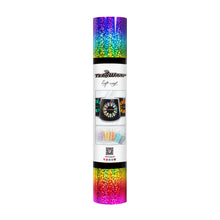 Load image into Gallery viewer, TECKWRAP Holographic Sparkle Chrome Adhesive Craft Vinyl 1ft x 5ft, Rainbow