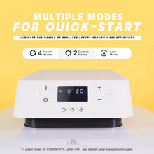 Load image into Gallery viewer, HTVRONT Auto Heat Press Machine for T Shirts - 15x15 Smart T Shirt Press Machine with Auto Release - Professional Heat Press for Sublimation, Vinyl, Heat Transfer Projects