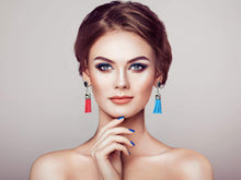 Load image into Gallery viewer, Paxcoo 120pcs Acrylic Keychain Blanks & Rings Bulk for DIY Craft Supplies