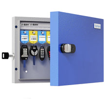 Load image into Gallery viewer, WeHere Key Lock Box with Code, 16-Key Steel Cabinet with 3-Digit Combination Lock and Backup Key Access, Wall Mount Key Storage Box for Office, Garage, School, Church and Auto Repair Shops