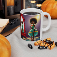 Load image into Gallery viewer, Playing Dress up Just Like Mommie #14 Mug 11oz mug AI-Generated Artwork