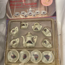 Load image into Gallery viewer, Eden Bliss Handcrafted Porcelain 13pcs Mini Bone China Tea Set  (Pre-owned)