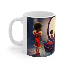 Load image into Gallery viewer, Playing Dress up Just Like Mommie #15 Mug 11oz mug AI-Generated Artwork