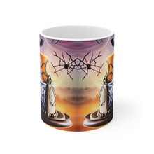 Load image into Gallery viewer, Happy Spooky Halloween Cake Celebration #26 Ceramic Mug 11oz AI-Generated Artwork