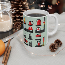 Load image into Gallery viewer, Professional Worker Firefighter #1 Ceramic 11oz Mug AI-Generated Artwork