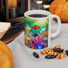 Load image into Gallery viewer, A Menagerie of Sea-Life #7 Ceramic Mug 11oz AI Generated Artwork