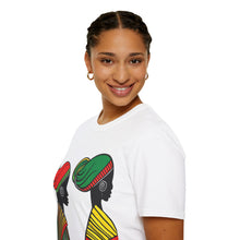Load image into Gallery viewer, Color of Africa Mother & Daughter Unisex Softstyle Short Sleeve Crewneck T-Shirt