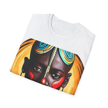 Load image into Gallery viewer, Colors of Africa Warrior King #1 Unisex Softstyle Short Sleeve Crewneck T-Shirt