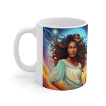 Load image into Gallery viewer, Beyond the Universe Female Queen #1 Mug 11oz mug AI-Generated Artwork
