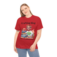 Load image into Gallery viewer, Crafting King: Where Creativity Reigns, T-Shirt Heat Press 100% Cotton Classic