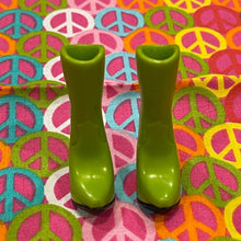 Load image into Gallery viewer, Bratz Footwear  Lime Green Platform Boots Dynamite Dance Fashion pack