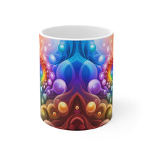 Load image into Gallery viewer, Fusion of Bright Liquid Bubbles in Motion #1 Mug 11oz mug AI-Generated Artwork