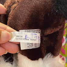 Load image into Gallery viewer, Webkinz Clydesdale Horse HM139 No Code Stuffed Plush Animal Pet