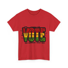 Load image into Gallery viewer, Reggae Vote Neon Election Freedom Stand for Liberty, Justice, and Democracy, 2024 Presidential Campaign, Election 2024 Shirt, Vote for Joy