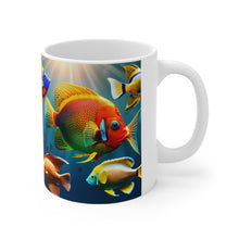 Load image into Gallery viewer, A Menagerie of a colorful Sea-life #1 Mug 11oz mug AI-Generated Artwork
