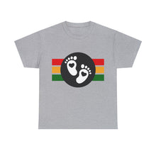 Load image into Gallery viewer, Muse Wearable Baby Feet Mother's Day Unisex Heavy Cotton Crewneck T-Shirt