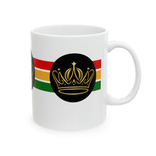 Load image into Gallery viewer, Sports Game King No Word 11oz White Ceramic Beverage Mug Decorative Art