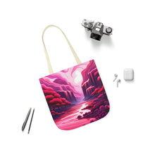 Load image into Gallery viewer, Pink Heart Series #2  Fashion Graphic Print Trendy 100% Polyester Canvas Tote Bag AI Image