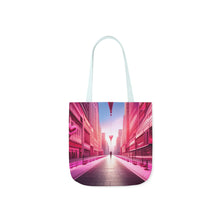 Load image into Gallery viewer, Pink Heart Series #8 Fashion Graphic Print Trendy 100% Polyester Canvas Tote Bag AI Image