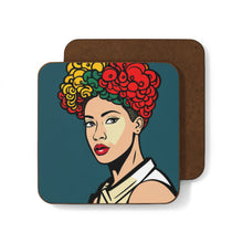 Load image into Gallery viewer, Colorful #16 Colors of Africa Hardboard Back AI-Enhanced Beverage Coasters
