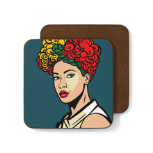 Load image into Gallery viewer, Colorful #16 Colors of Africa Hardboard Back AI-Enhanced Beverage Coasters