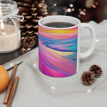 Load image into Gallery viewer, Pastel Sea-life Sunset #15 Ceramic Mug 11oz mug AI-Generated Artwork