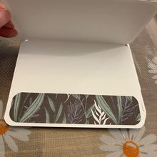 Load image into Gallery viewer, Sea Weeds Leaves Unique Handmade Greeting Cards Notecards Blank inside with Envelope