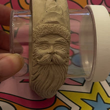 Load image into Gallery viewer, Vintage 1990 Jim Shore Santa Stained Resin Bangle Bracelet Blank JS 90 Copyright