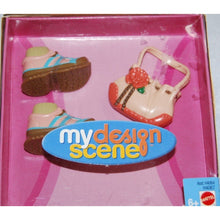 Load image into Gallery viewer, Mattel 2004 My Design Scene Boots & Purse Accessory Pack H4067