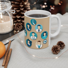 Load image into Gallery viewer, Professional Worker Pink Doctor and Nurse #12 Ceramic 11oz Mug AI-Generated Artwork