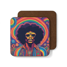Load image into Gallery viewer, Retro 60's Psychedelic #41 Hardboard Back AI-Enhanced Beverage Coasters
