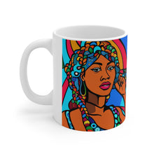 Load image into Gallery viewer, Retro 60s Female Queen #3 Mug 11oz mug AI-Generated Artwork