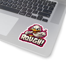 Load image into Gallery viewer, Angry Rough Day Duck Vinyl Stickers, Laptop, Journal, Whimsical, Humor #8
