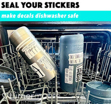 Load image into Gallery viewer, Clear Vinyl Laminate for Stickers, 12" x 15FT Laminate Roll Self-Adhesive for Decals, Stencils, Waterproof, Permanent Clear Adhesive Vinyl Laminate, Glossy Sticker Laminate by Turner Moore Edition