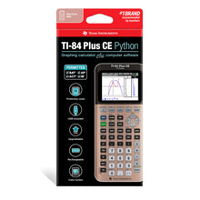 Load image into Gallery viewer, Texas Instruments TI-84 Plus CE Color Graphing Calculator, Rose Gold (Metallic)