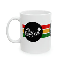 Load image into Gallery viewer, Game Queen No Word 11oz White Ceramic Beverage Mug Decorative Art