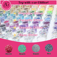 Load image into Gallery viewer, Art Institute Glitter Designer Dries Clear Adhesive Bundle 8oz,2oz, Metal Tip