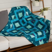 Load image into Gallery viewer, AccuQuilt GO! Qube Mix and Match 10 Inch Block with 8 Basic Cut Quilting Shapes, 2 Cutting Mats, Videos, Storage Box, and 14 Pattern Booklet