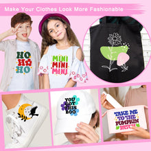 Load image into Gallery viewer, TECKWRAP Heat Transfer Vinyl Bundle - 33 Sheets 12" x 12" Iron on Vinyl for T-Shirt, 33 Assorted Color HTV Vinyl Compatible with Heat Press Craft Cutters (PU 33 Colors)