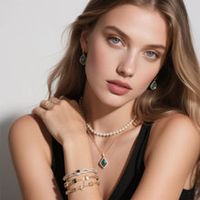 Load image into Gallery viewer, 100pcs Links Bail Beads Alloy Gold Spacer Beads for Jewelry Making Connectors Tube Spacer Loose for DIY Bracelet Pendant Jewelry Making Necklace Craft (50gold & 50silver)