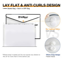 Load image into Gallery viewer, HTVRONT Printable Vinyl for Inkjet Printer & Laser Printer - 40 Pcs Glossy White Inkjet Printable Vinyl Sticker Paper, 8.5"x11"