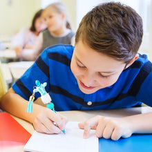 Load image into Gallery viewer, Engrowtic 90 Pcs Beadable Pens Kit, Include 30 Pcs 2 in 1 Plastic Stylus Beadable Pens Foil Thank You Cards with 30 Resealable Packaging Bags for School Office Party Supply Gifts