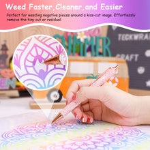 Load image into Gallery viewer, TECKWRAP Air Release Weeding Tool Pin Pen Vinyl Installation Weeding Tool for Vinyl DIY Craft Project (Glitter Pink)
