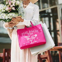 Load image into Gallery viewer, FYSUIMU Bridesmaid Tote Bags The Bach Hot Pink Goodie Bags with Handles Non-Woven Bags for Bachelorette Bridal Shower Party Favors Supplies,8Pcs