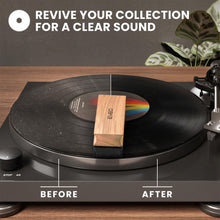 Load image into Gallery viewer, EVEO Vinyl Record Cleaning Kit - 4-in-1 Premium Vinyl Record Cleaner & Vinyl Cleaning Kit with Velvet Brush, Vinyl Cleaner Liquid, Duster & Turntable Stylus Gel
