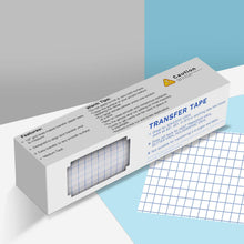 Load image into Gallery viewer, JANDJPACKAGING Transfer Tape for Vinyl - 12” x 50 FT w/Blue Alignment Grid for Adhesive Vinyl - Medium Tack Vinyl Transfer Tape for Silhouette Cameo