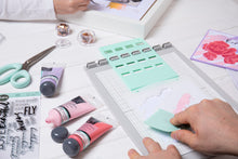 Load image into Gallery viewer, Sizzix Stencil & Stamp Craft Cardmaking | 664896 Tools, Mulitcolour